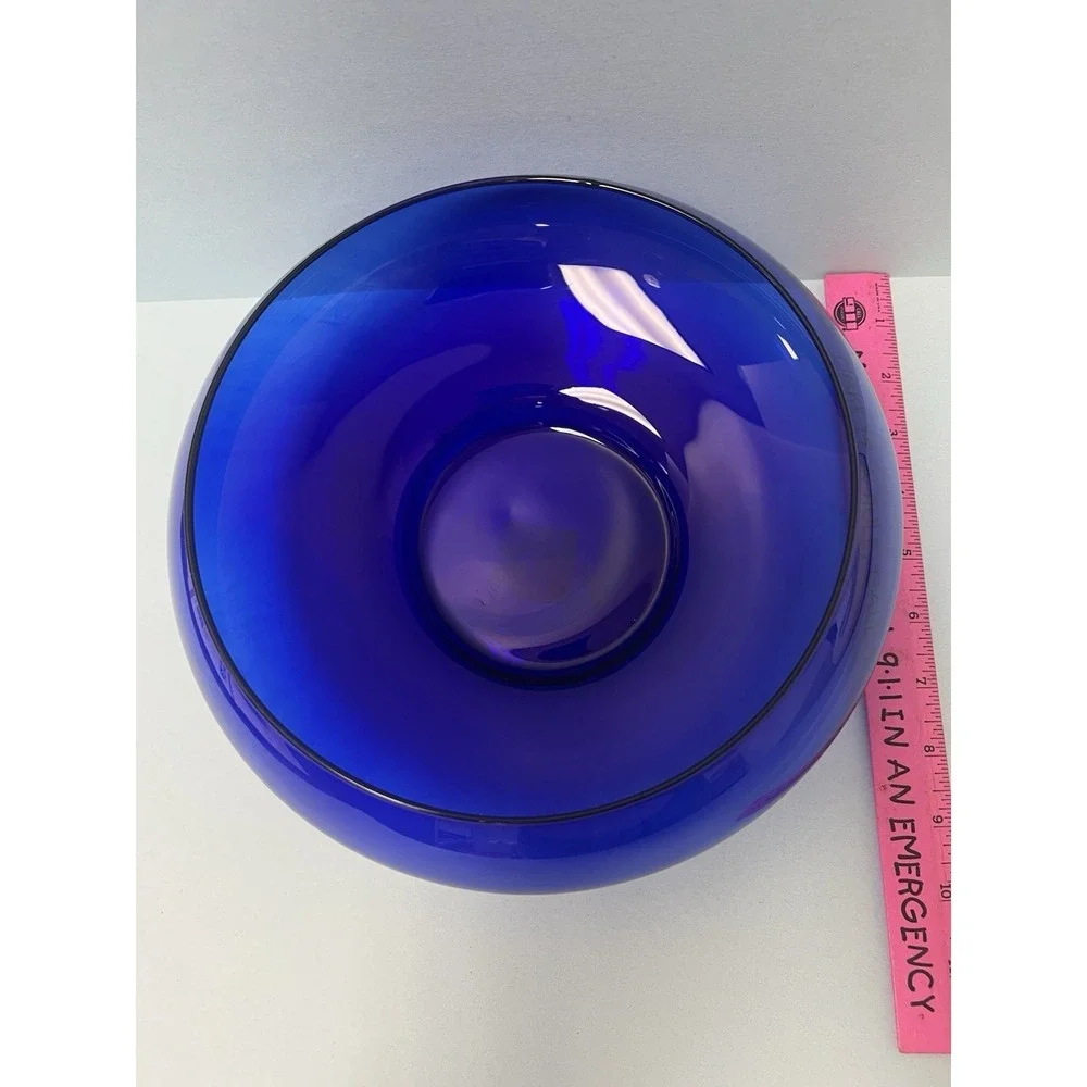 Crisa Mexico Hand-Blown Cobalt Blue Glass‎ Vintage 10